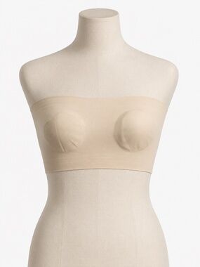 Silicone Breast Form Bandeau Top / Faux Boobs - Size XL (Fits like XS/S)